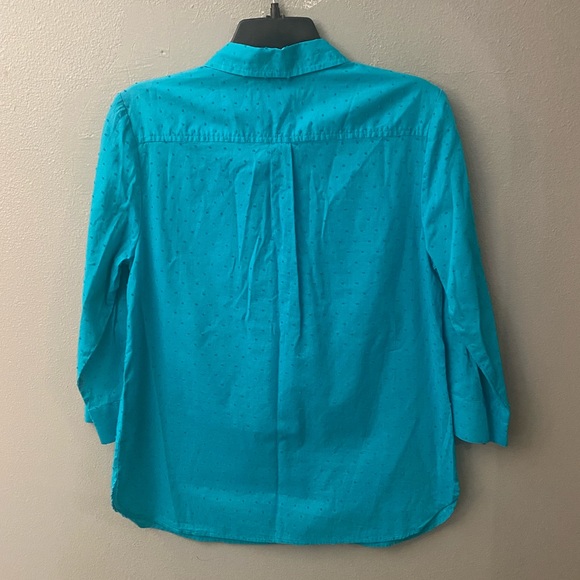 Embroidered Button Up Blouse - Picture 3 of 3